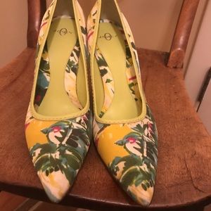 Joey O Fun Floral Heels